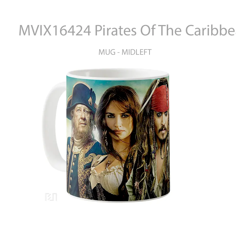 Mug Pirates Of The Caribbean Full Wrap Lanscape - All-side / Desain