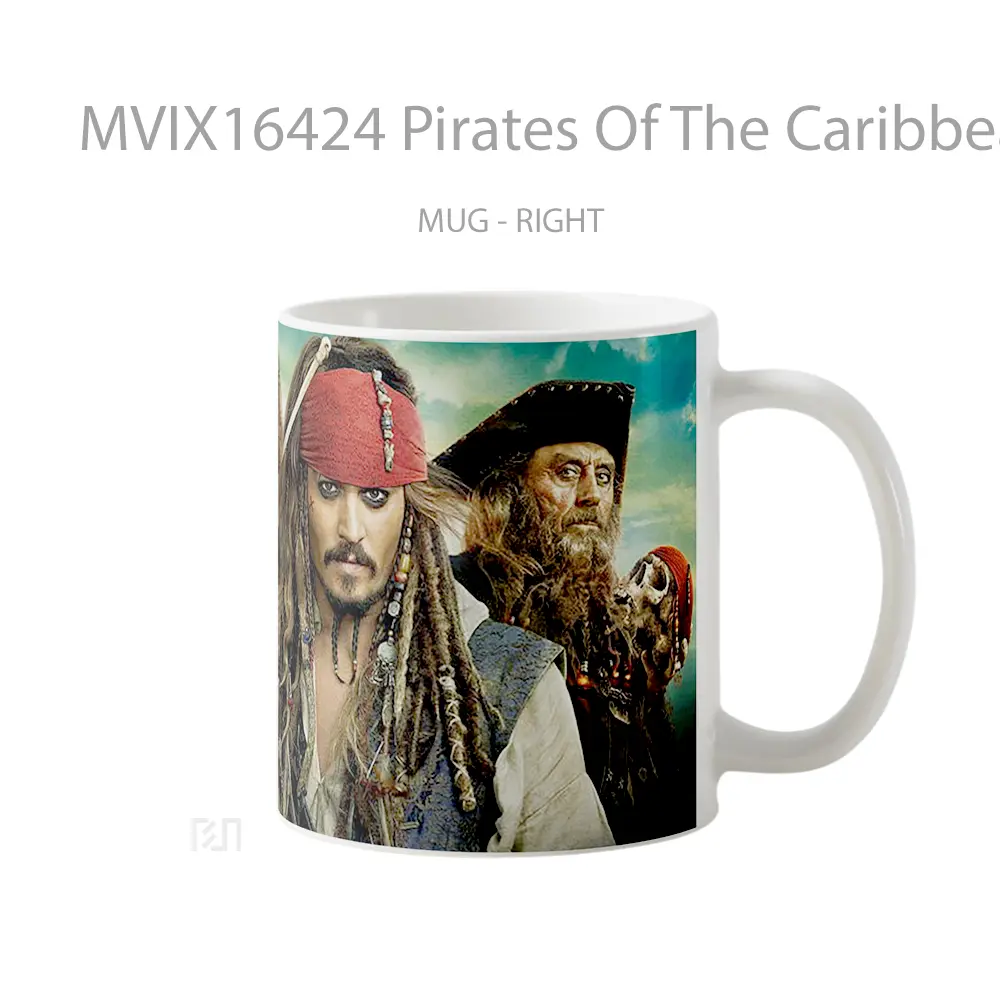 Mug Pirates Of The Caribbean Full Wrap Lanscape - All-side / Desain