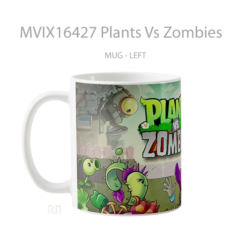 Mug Plants Vs Zombies Full Wrap Lanscape - All-side / Desain