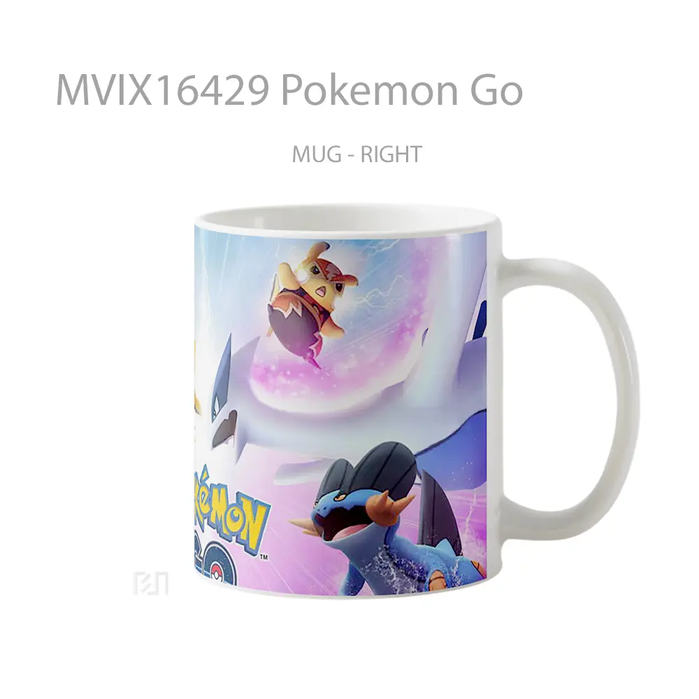 Mug Pokemon Go Full Wrap Lanscape - All-side / Desain