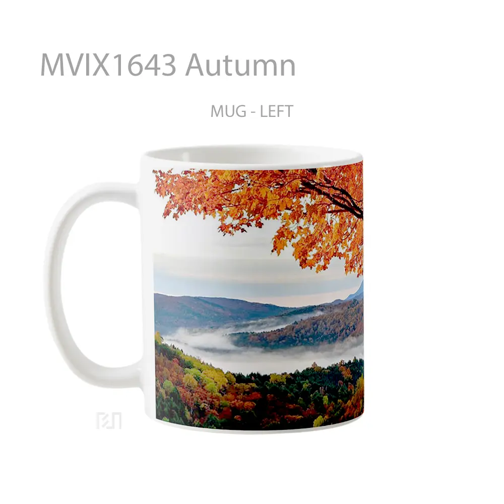 Mug Autumn Full Wrap Lanscape - All-side / Desain