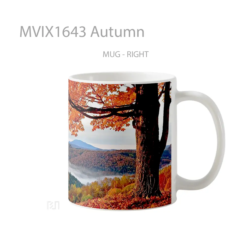Mug Autumn Full Wrap Lanscape - All-side / Desain