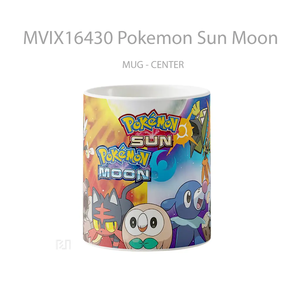 Mug Pokemon Sun Moon Full Wrap Lanscape