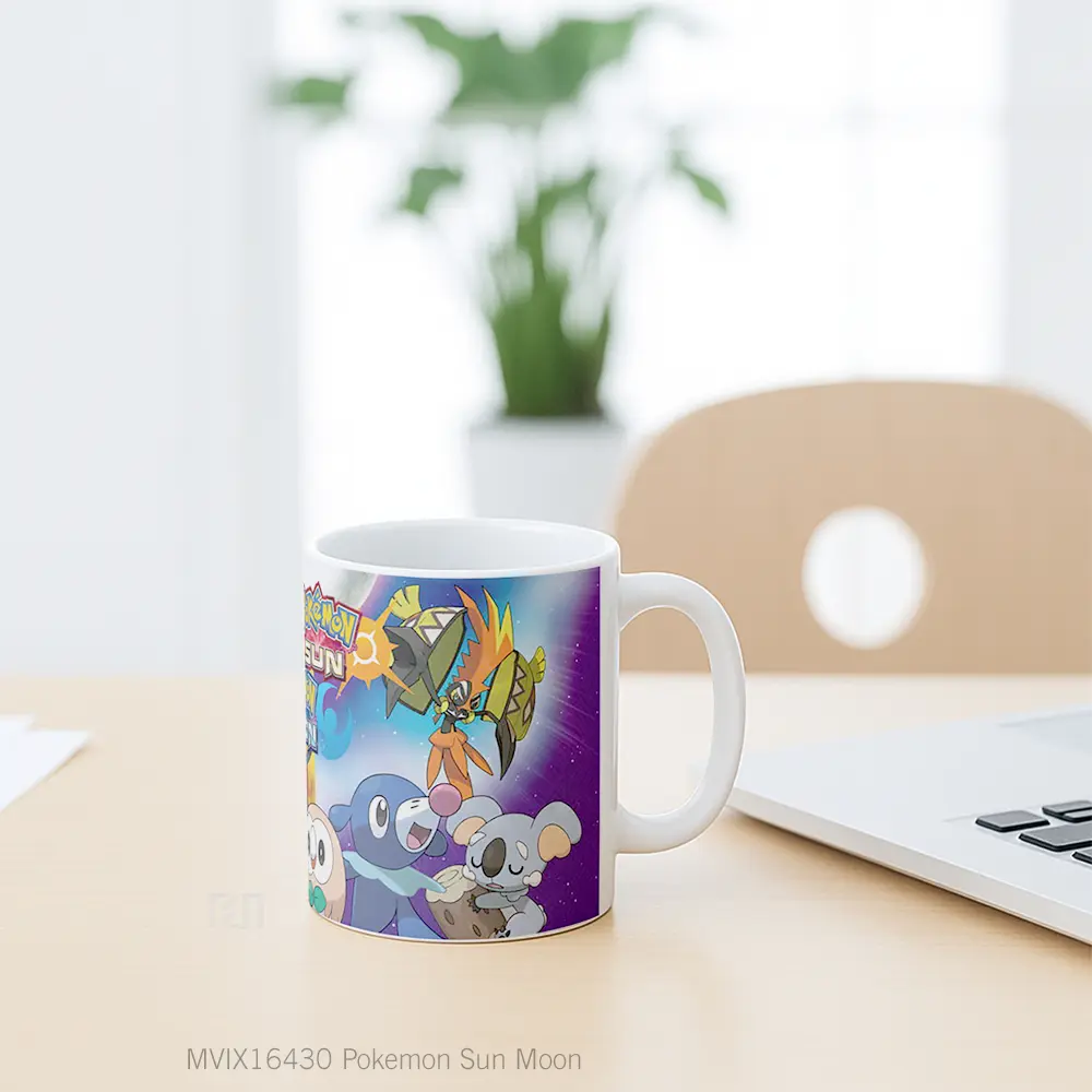 Mug Pokemon Sun Moon Full Wrap Lanscape - All-side / Desain