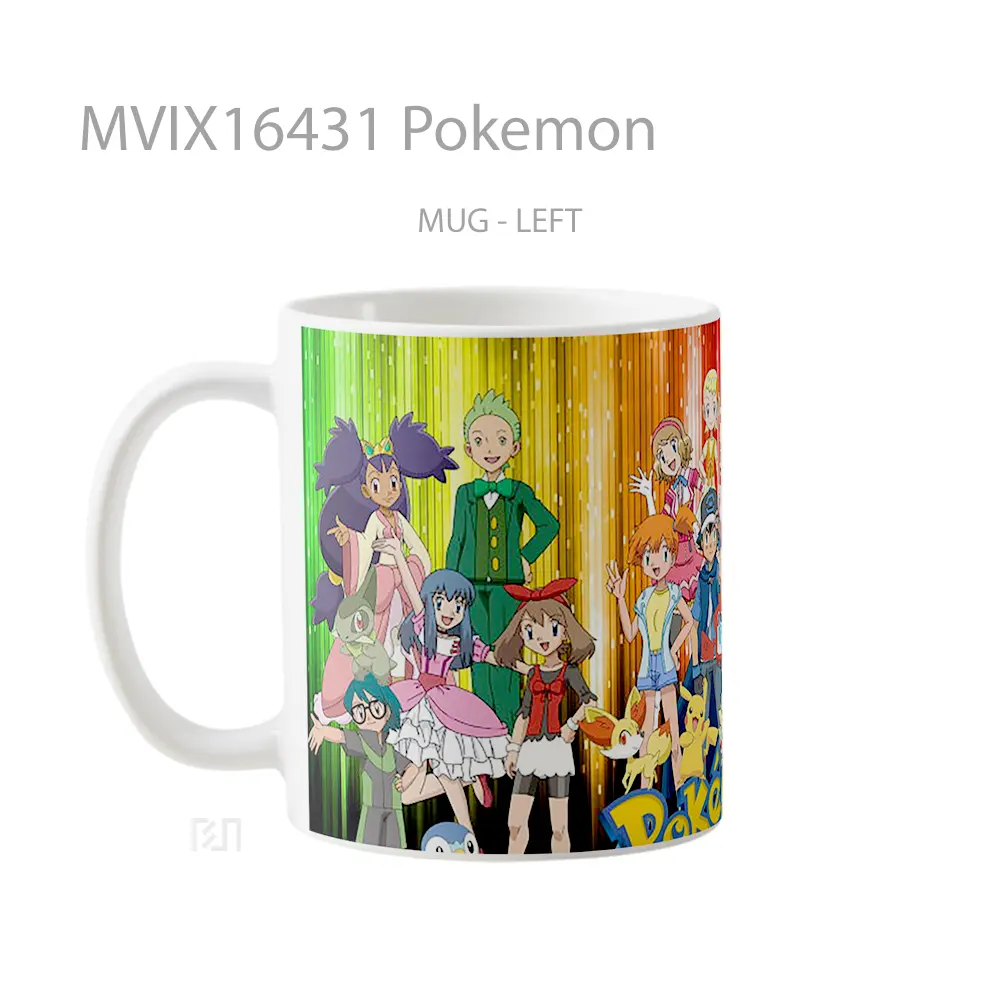 Mug Pokemon Full Wrap Lanscape - All-side / Desain