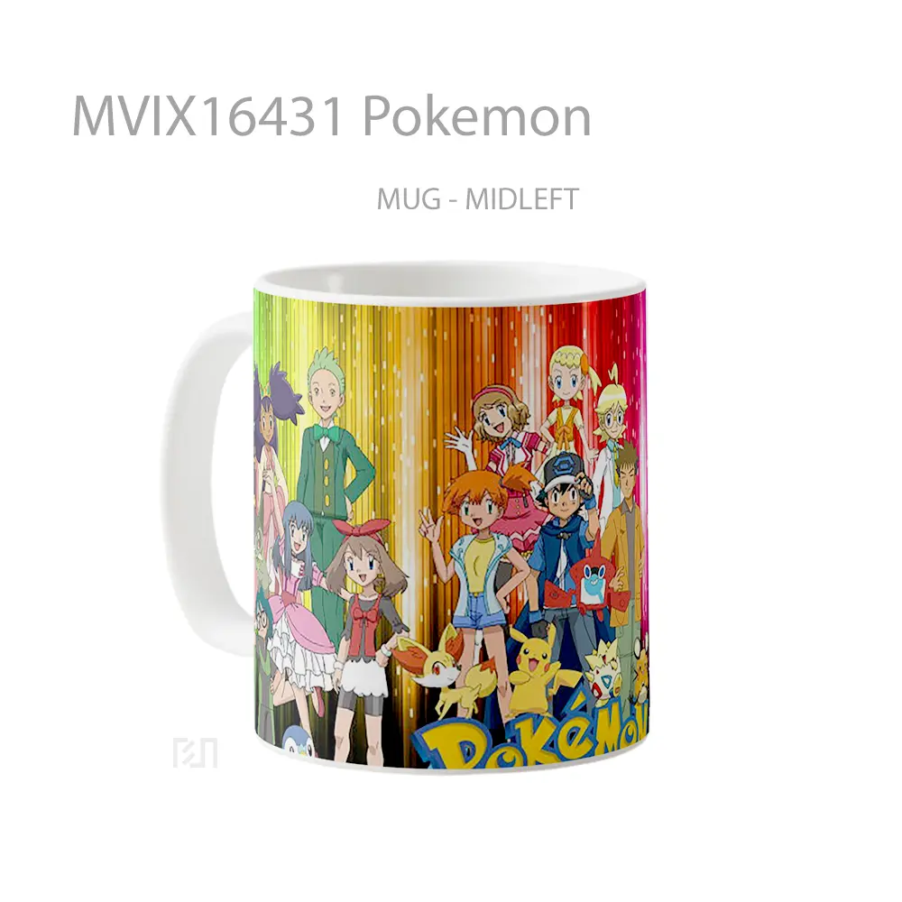 Mug Pokemon Full Wrap Lanscape - All-side / Desain