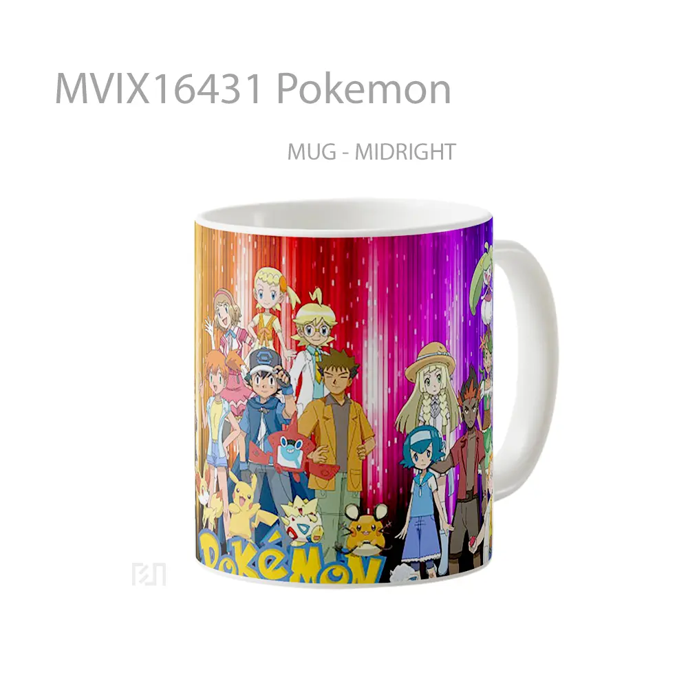 Mug Pokemon Full Wrap Lanscape - All-side / Desain
