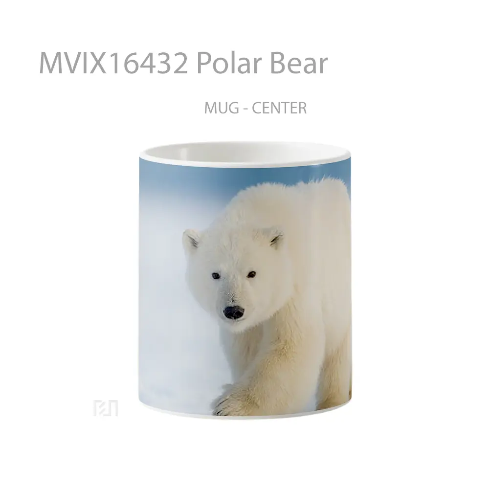 Mug Polar Bear Full Wrap Lanscape