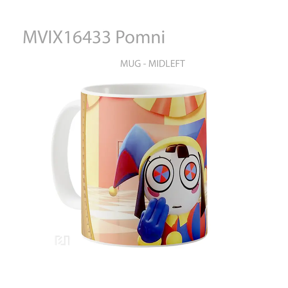 Mug Pomni Full Wrap Lanscape - All-side / Desain