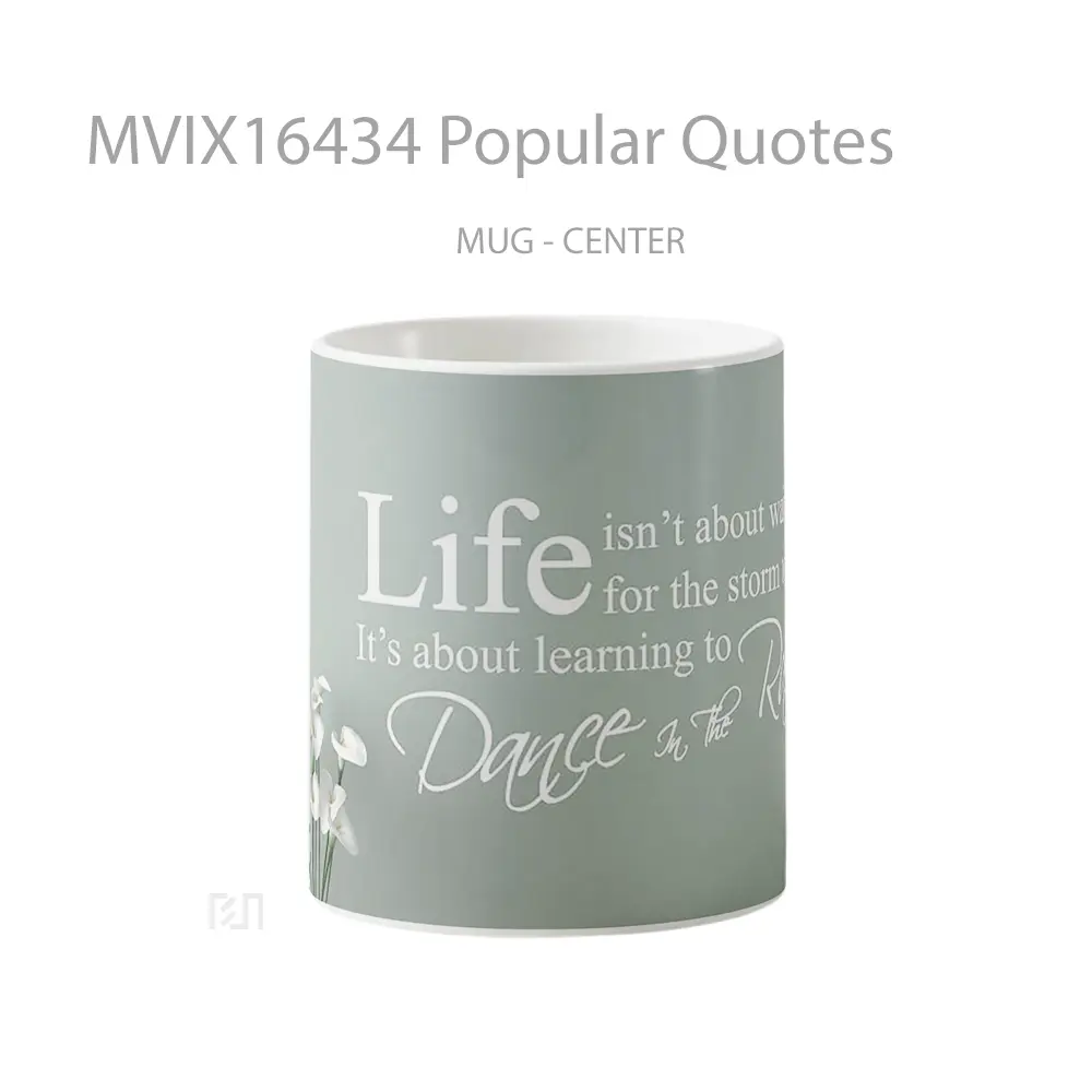 Mug Popular Quotes Full Wrap Lanscape