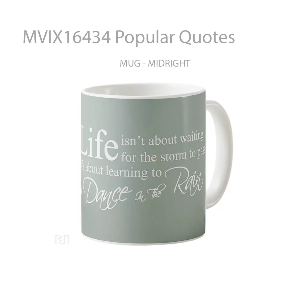 Mug Popular Quotes Full Wrap Lanscape - All-side / Desain