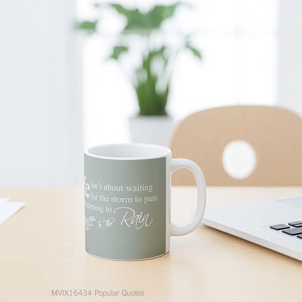 Mug Popular Quotes Full Wrap Lanscape - All-side / Desain