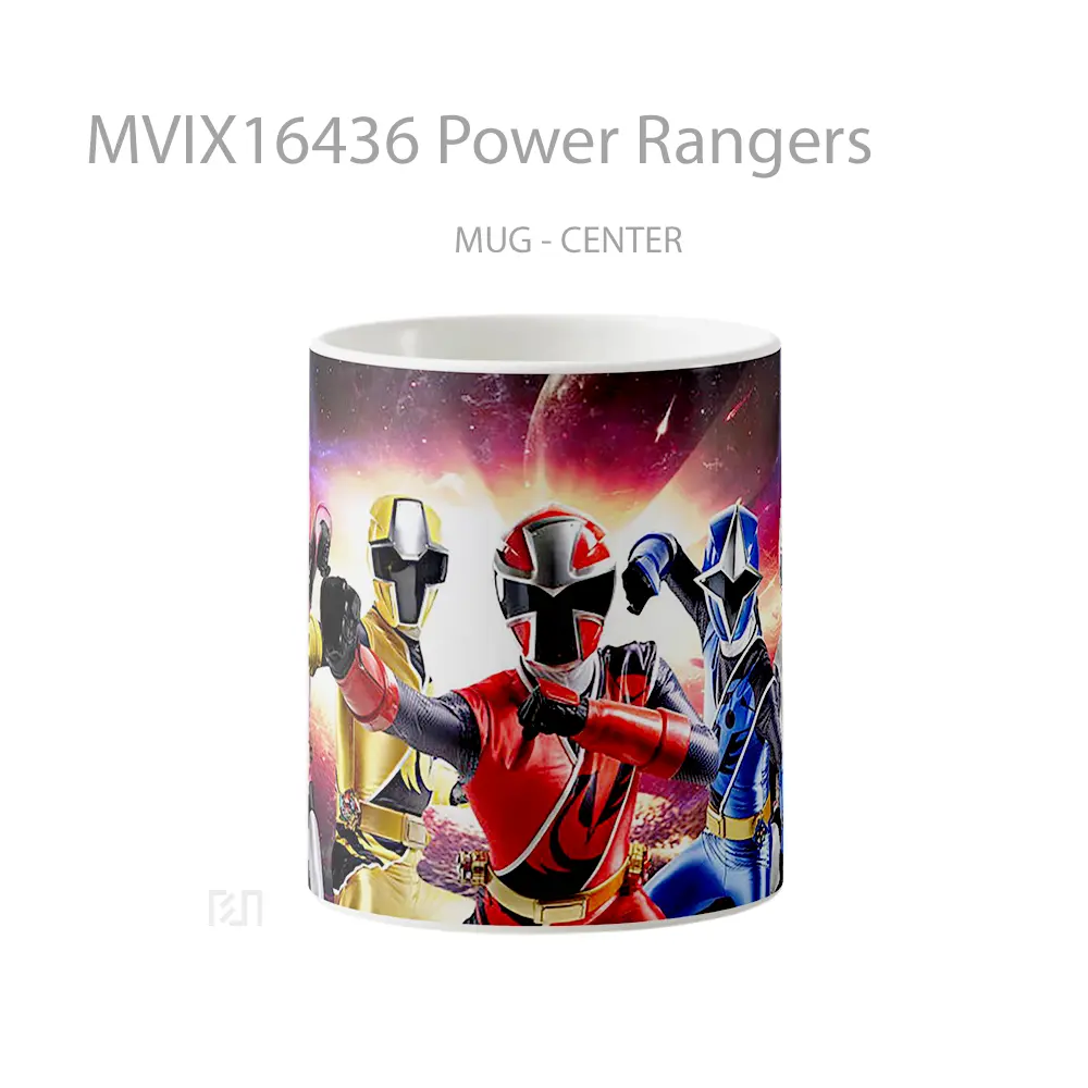 Mug Power Rangers Full Wrap Lanscape