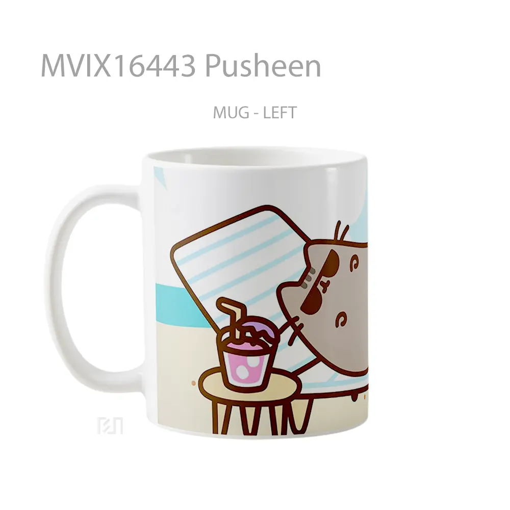 Mug Pusheen Full Wrap Lanscape - All-side / Desain