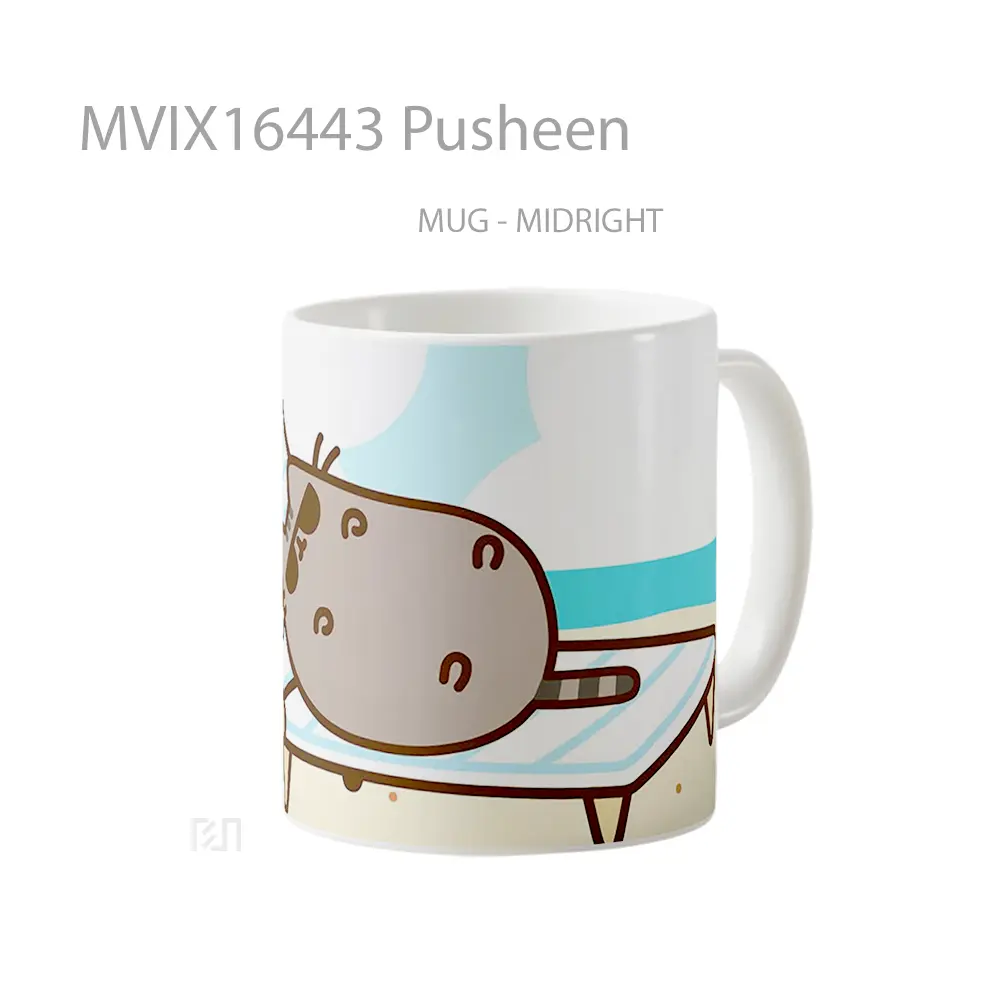 Mug Pusheen Full Wrap Lanscape - All-side / Desain
