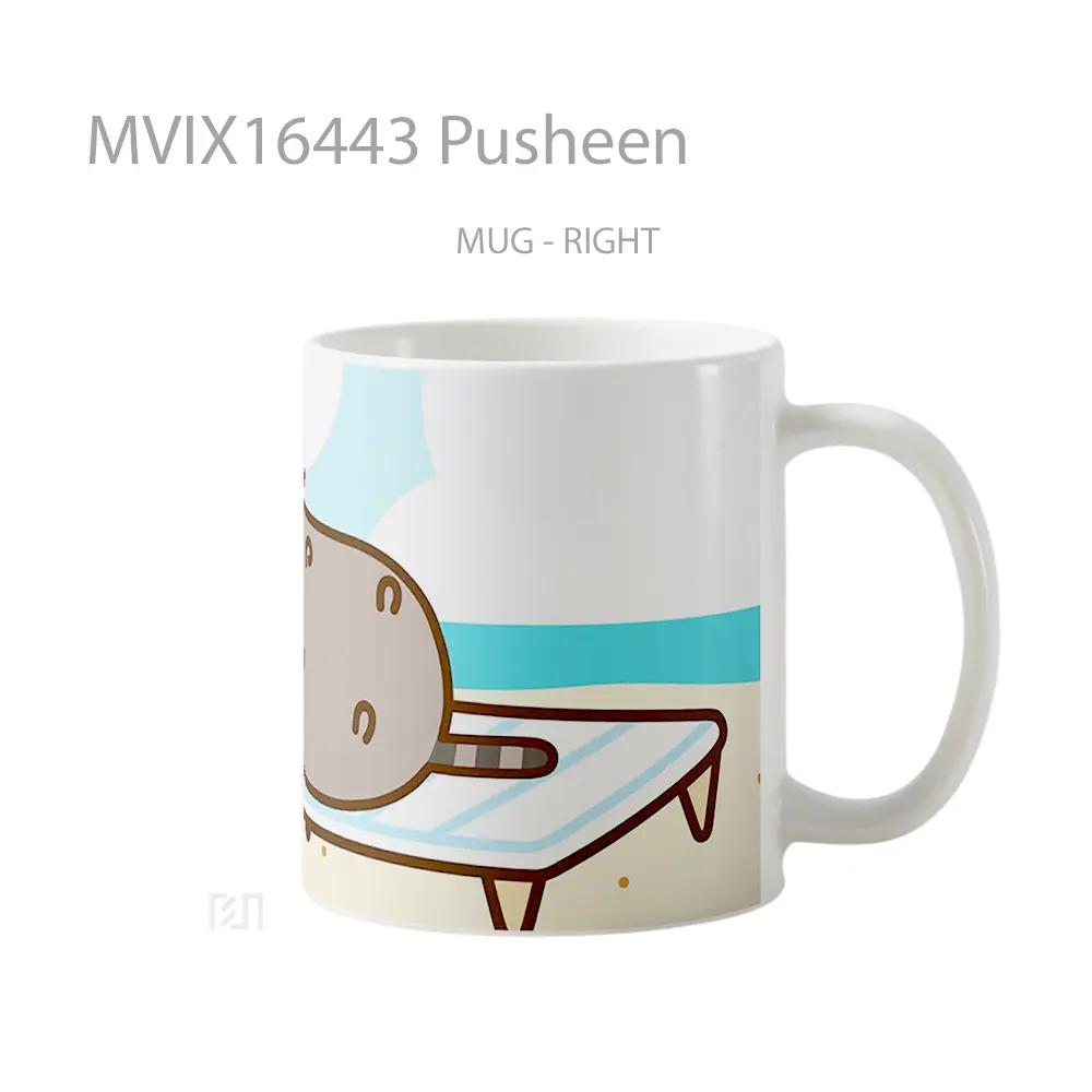 Mug Pusheen Full Wrap Lanscape - All-side / Desain