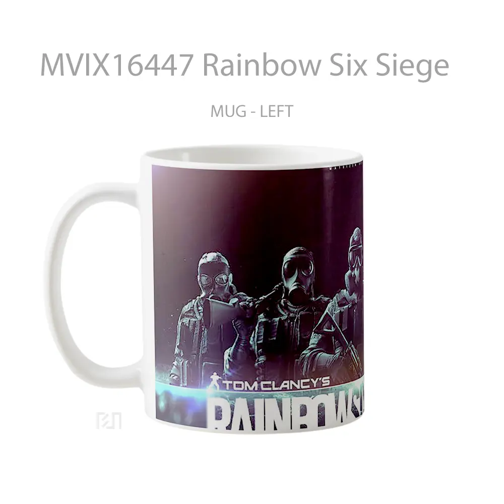 Mug Rainbow Six Siege Full Wrap Lanscape - All-side / Desain