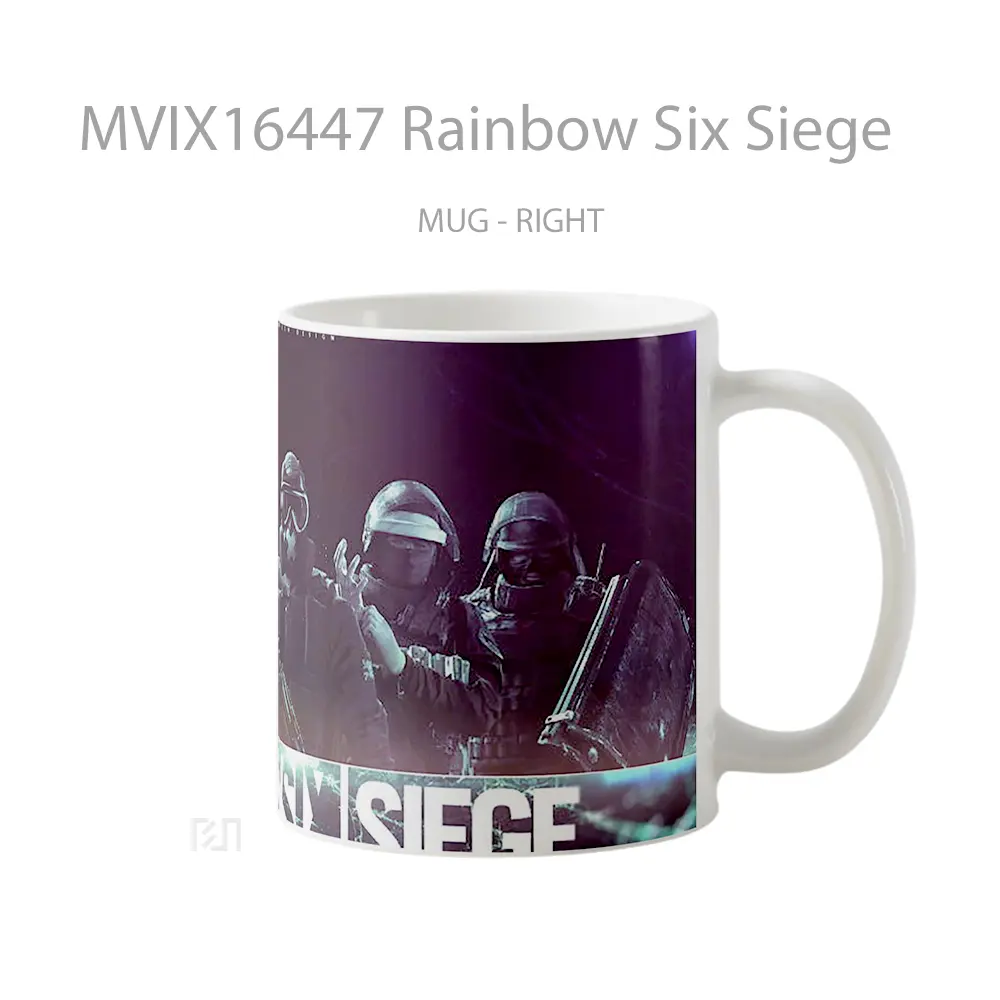 Mug Rainbow Six Siege Full Wrap Lanscape - All-side / Desain