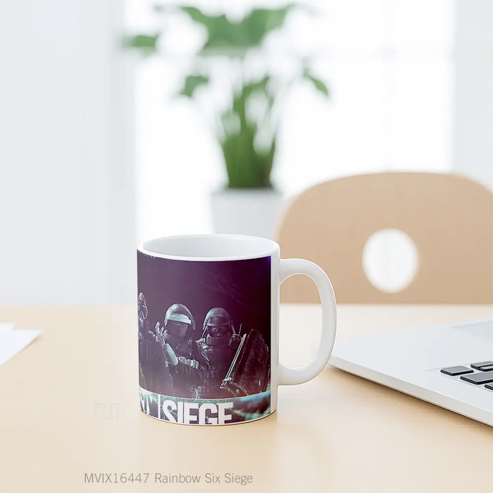 Mug Rainbow Six Siege Full Wrap Lanscape - All-side / Desain