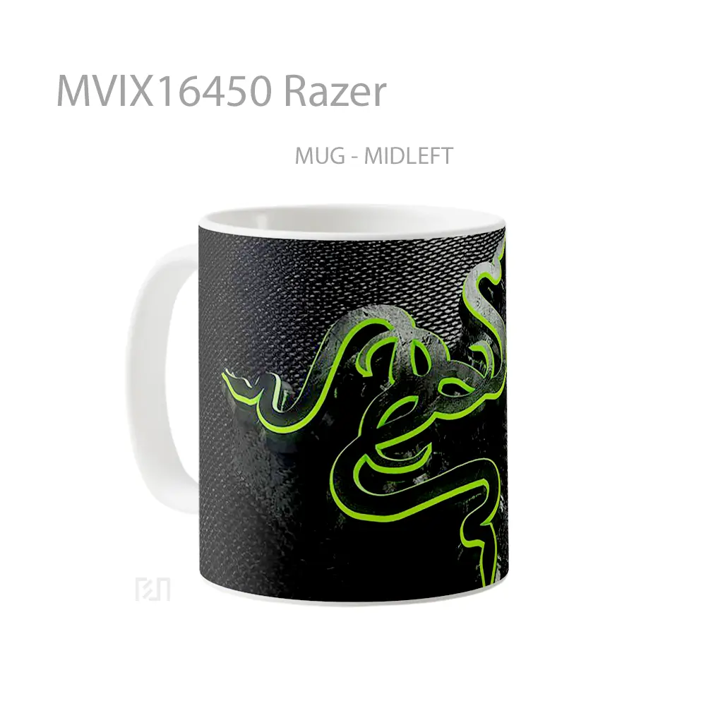 Mug Razer Full Wrap Lanscape - All-side / Desain