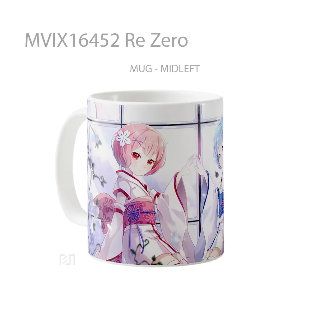 Mug Re Zero Full Wrap Lanscape - All-side / Desain