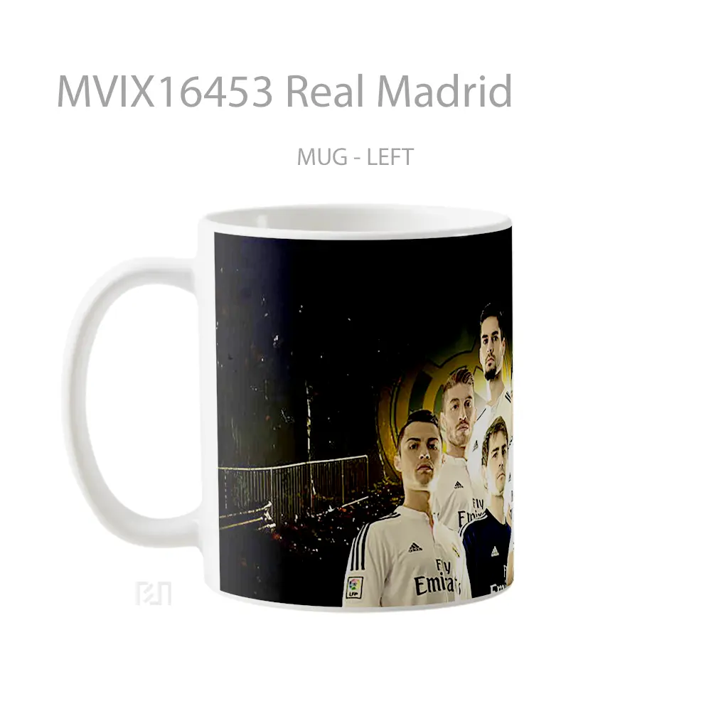 Mug Real Madrid Full Wrap Lanscape - All-side / Desain