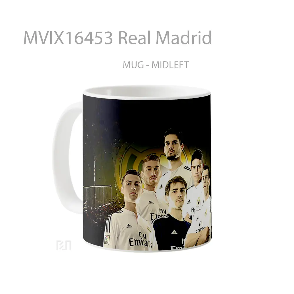 Mug Real Madrid Full Wrap Lanscape - All-side / Desain