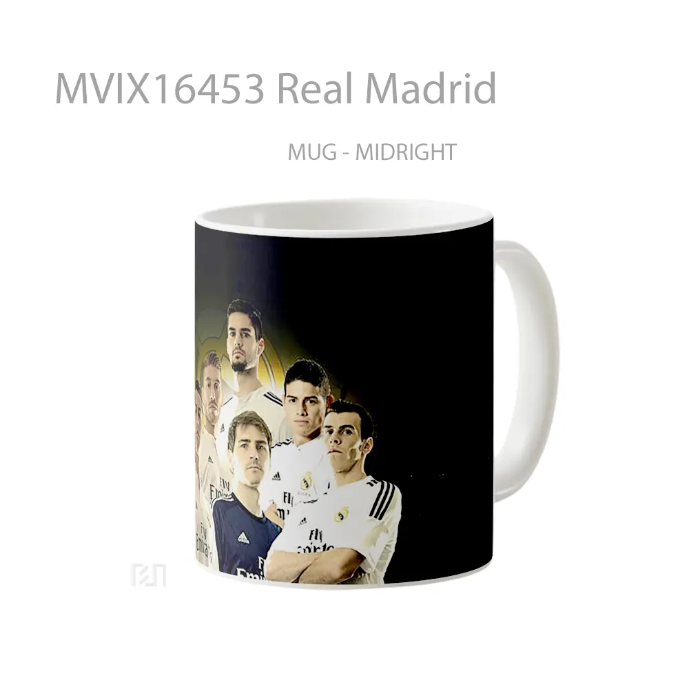 Mug Real Madrid Full Wrap Lanscape - All-side / Desain