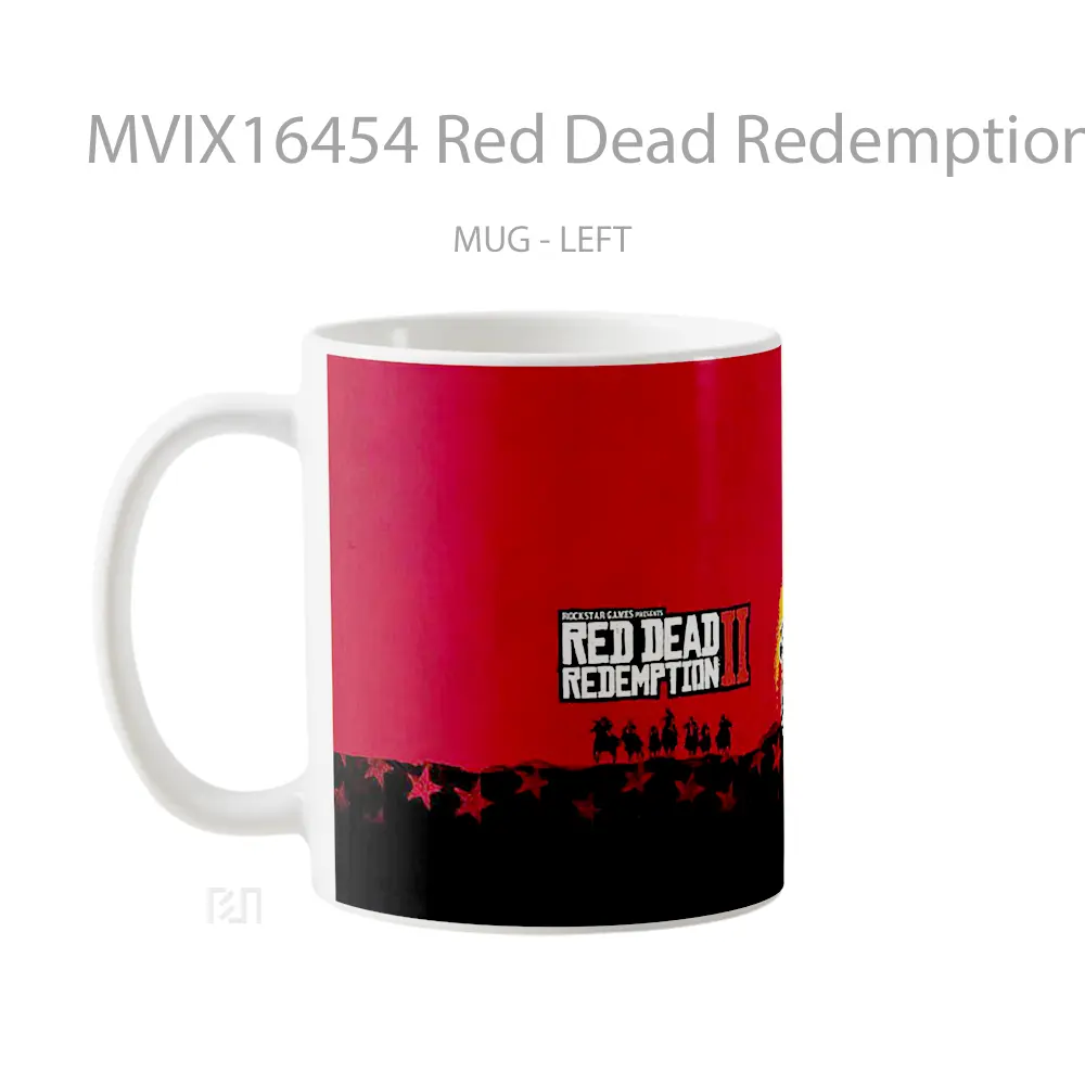 Mug Red Dead Redemption 2 Full Wrap Lanscape - All-side / Desain