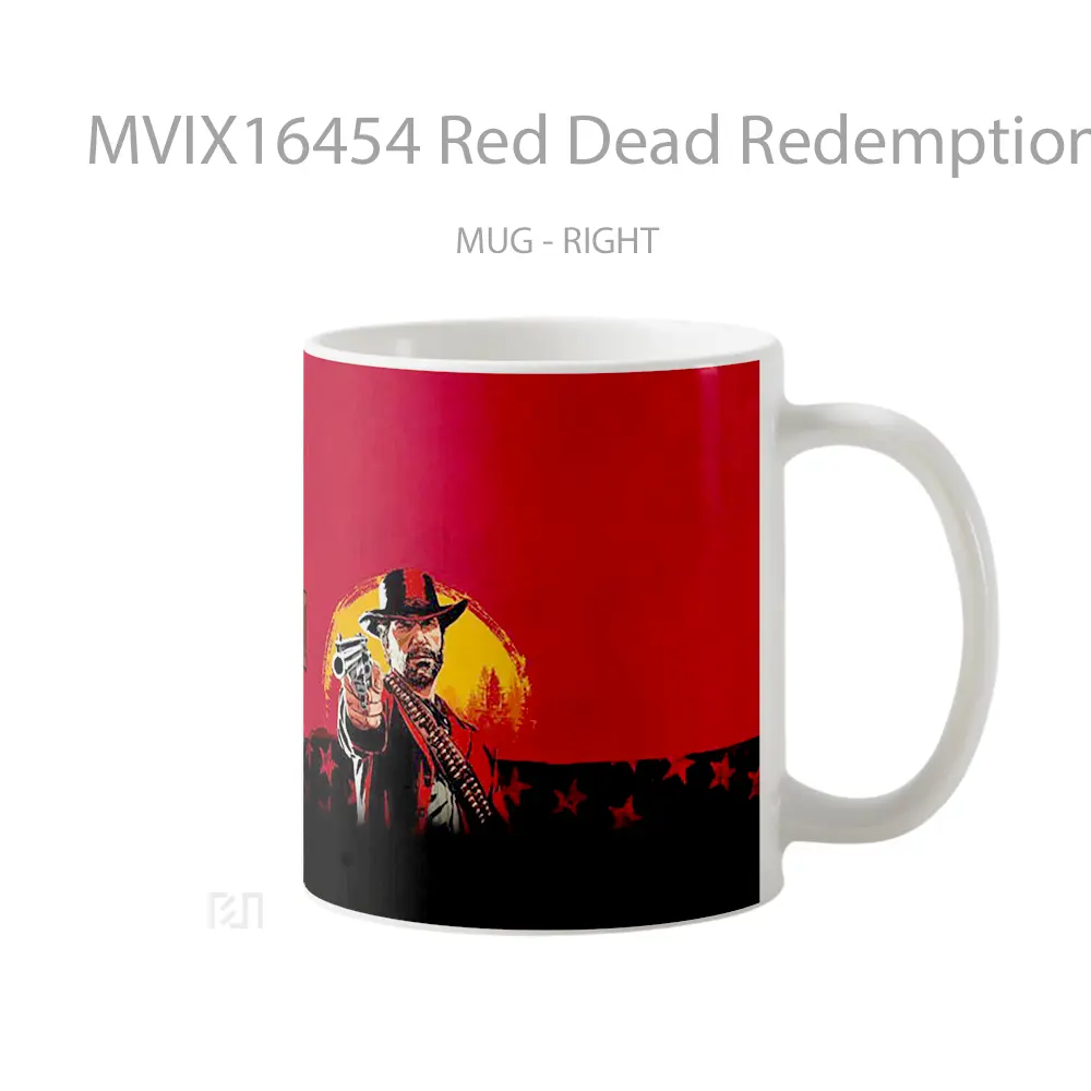 Mug Red Dead Redemption 2 Full Wrap Lanscape - All-side / Desain