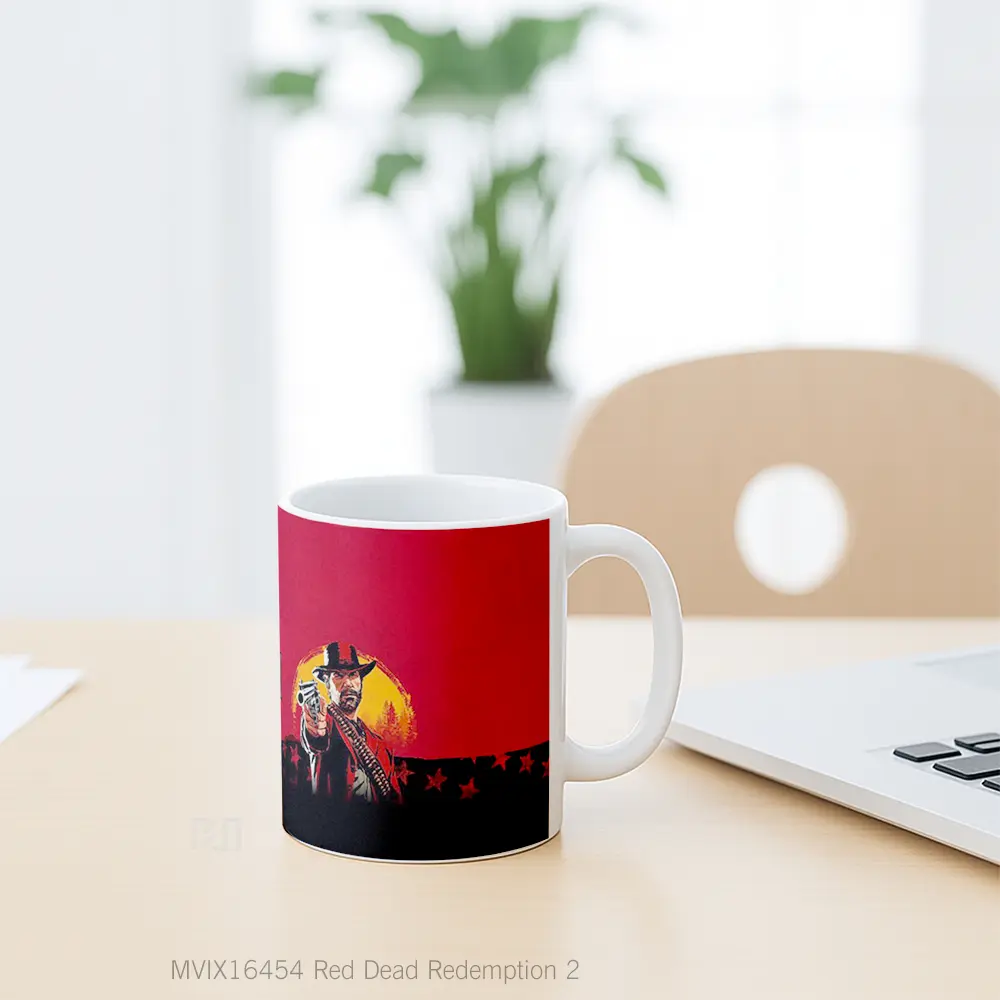 Mug Red Dead Redemption 2 Full Wrap Lanscape - All-side / Desain