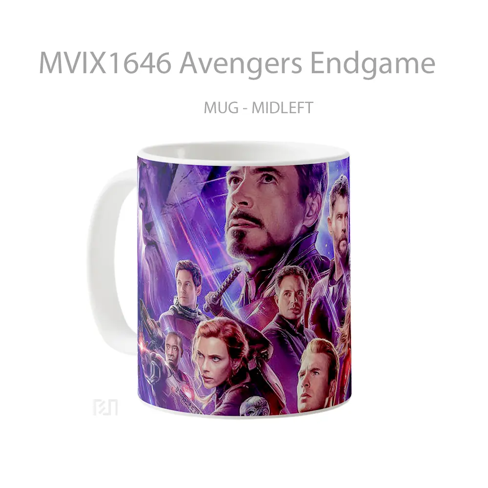 Mug Avengers Endgame Full Wrap Lanscape - All-side / Desain