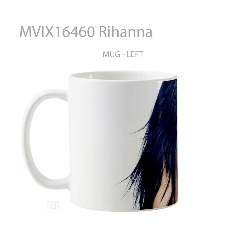 Mug Rihanna Full Wrap Lanscape - All-side / Desain