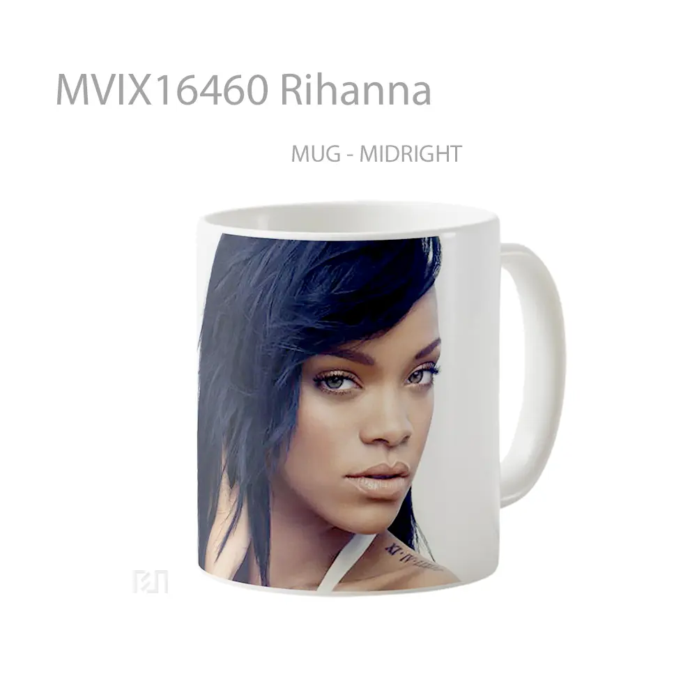 Mug Rihanna Full Wrap Lanscape - All-side / Desain