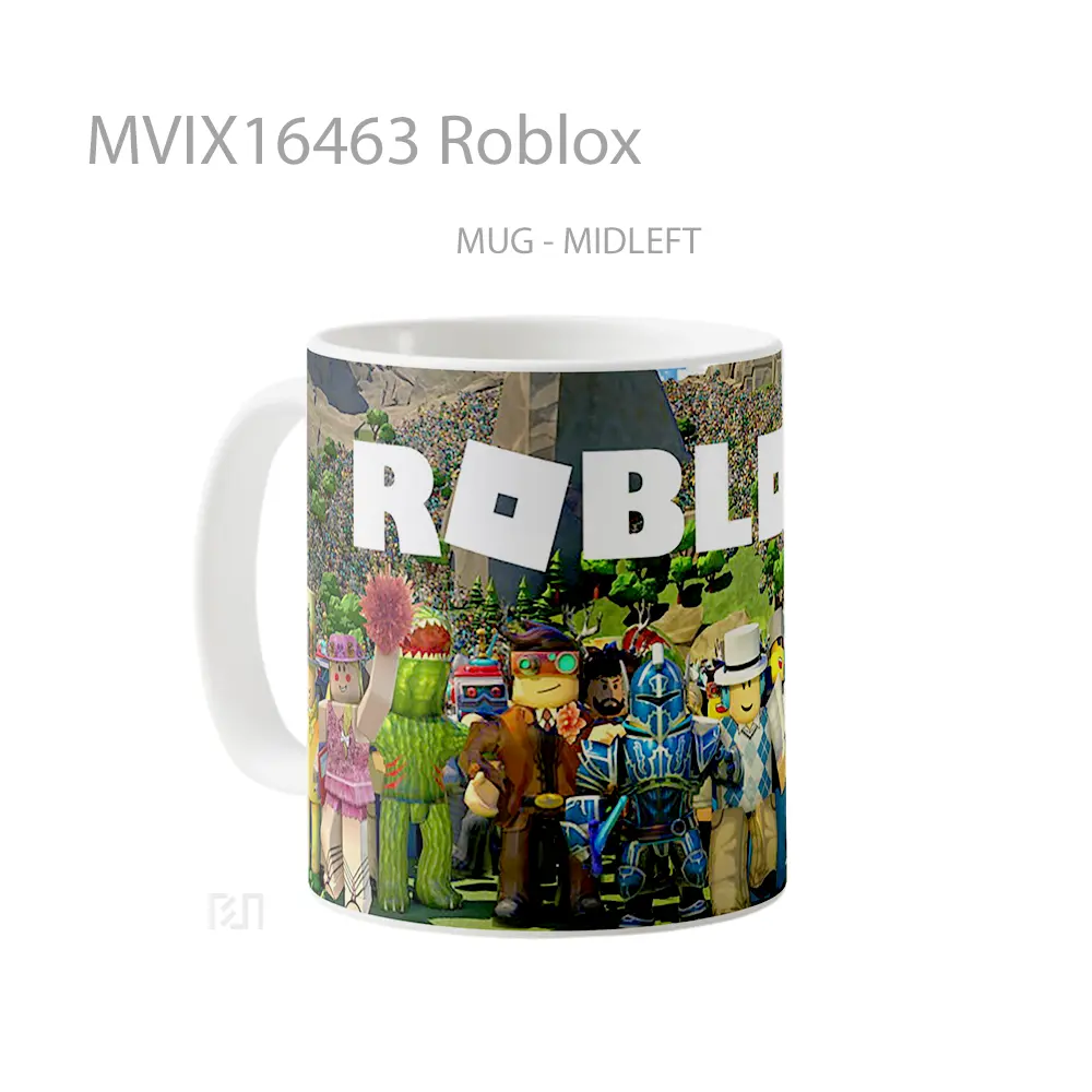 Mug Roblox Full Wrap Lanscape - All-side / Desain