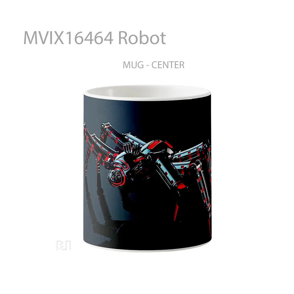 Mug Robot Full Wrap Lanscape