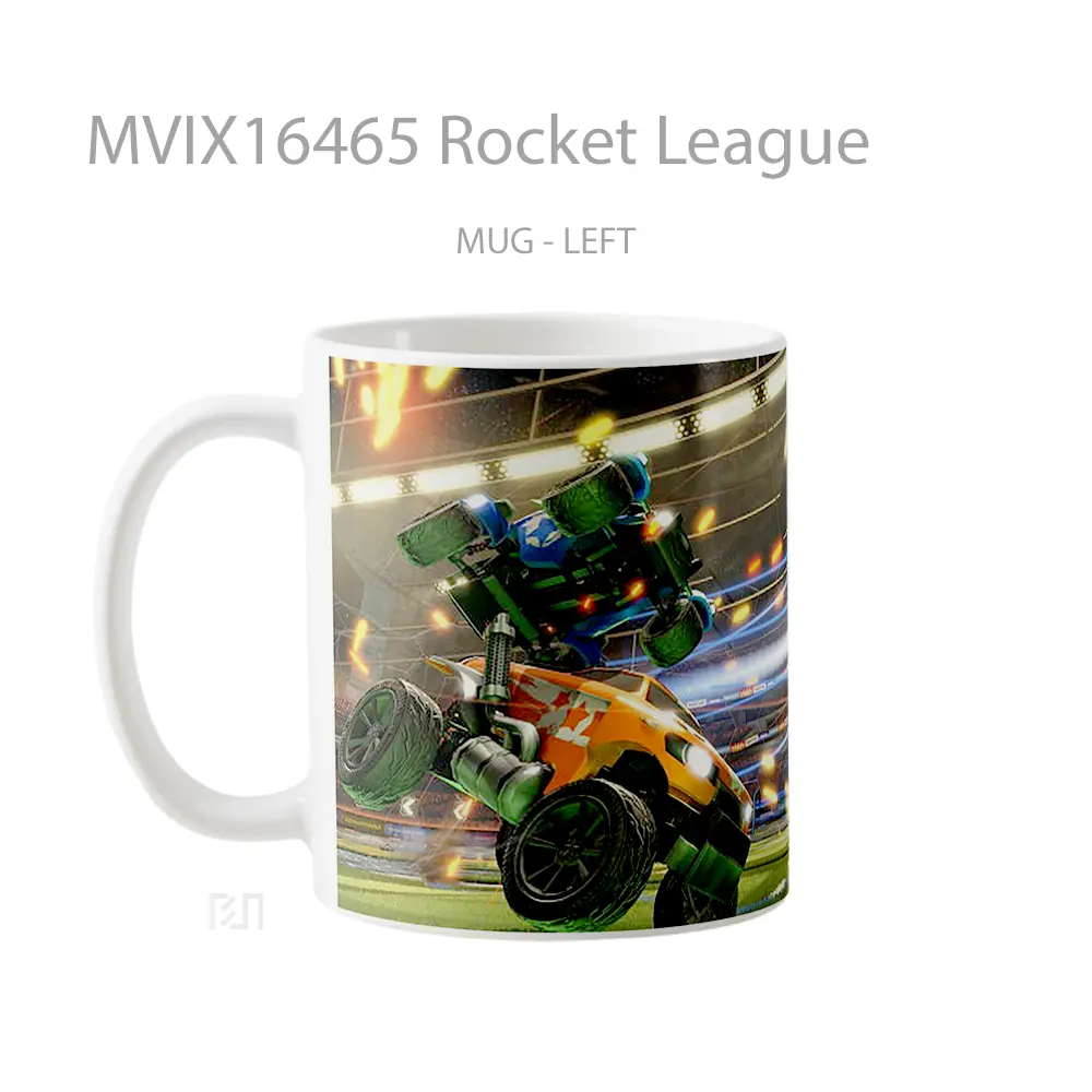 Mug Rocket League Full Wrap Lanscape - All-side / Desain