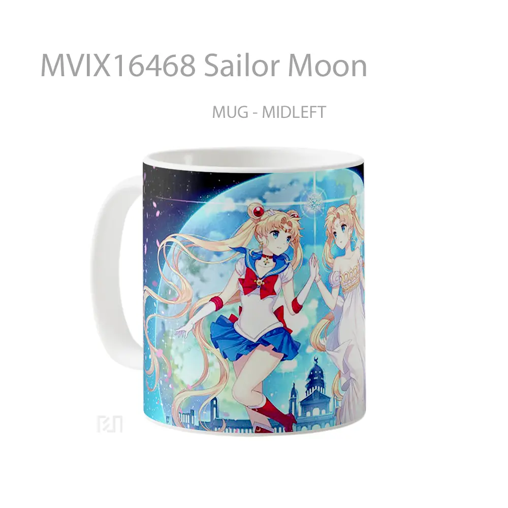 Mug Sailor Moon Full Wrap Lanscape - All-side / Desain