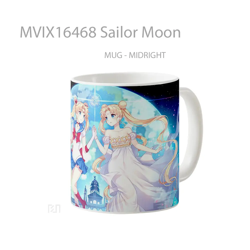Mug Sailor Moon Full Wrap Lanscape - All-side / Desain