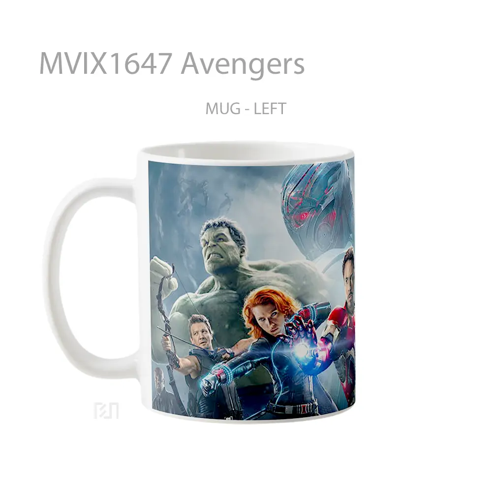 Mug Avengers Full Wrap Lanscape - All-side / Desain
