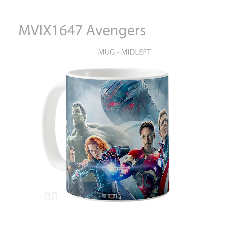 Mug Avengers Full Wrap Lanscape - All-side / Desain