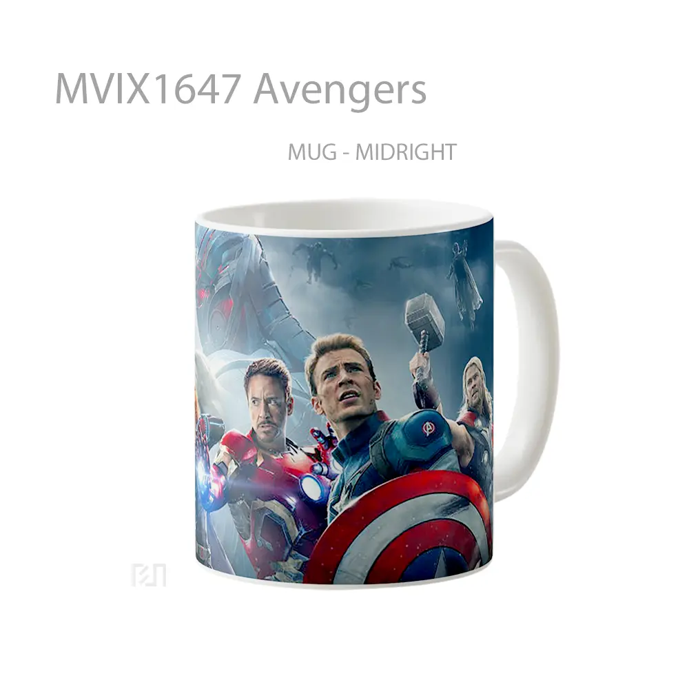 Mug Avengers Full Wrap Lanscape - All-side / Desain