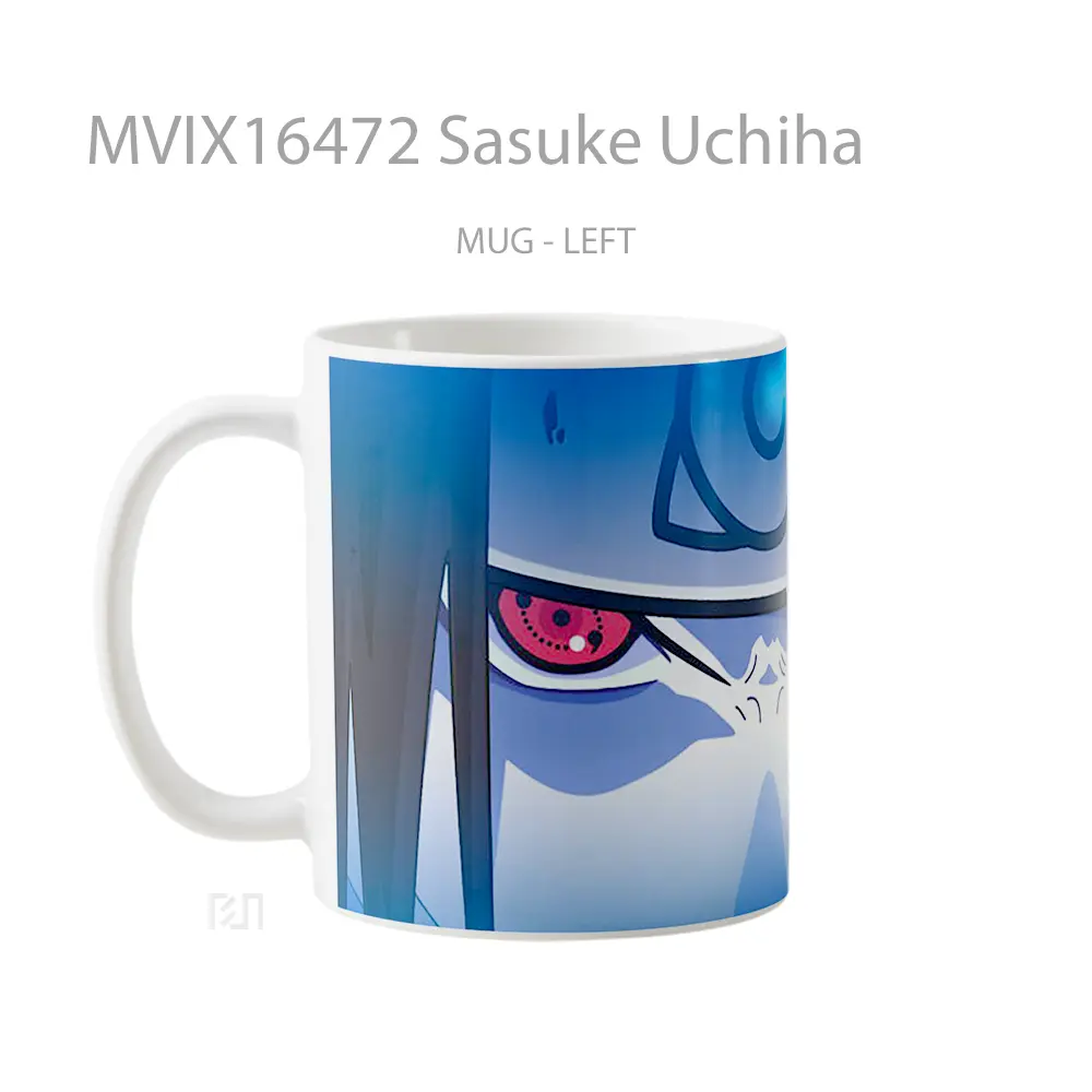 Mug Sasuke Uchiha Full Wrap Lanscape - All-side / Desain
