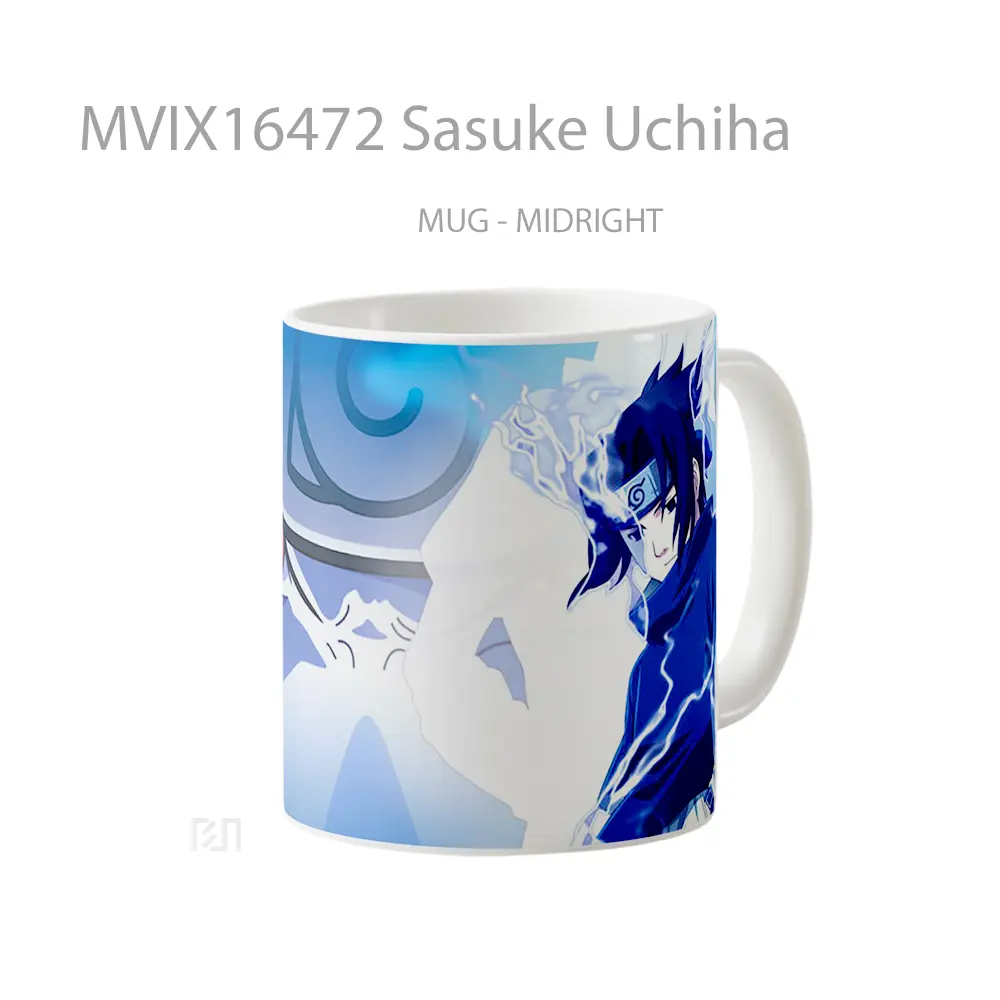 Mug Sasuke Uchiha Full Wrap Lanscape - All-side / Desain