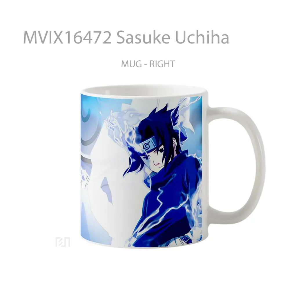 Mug Sasuke Uchiha Full Wrap Lanscape - All-side / Desain
