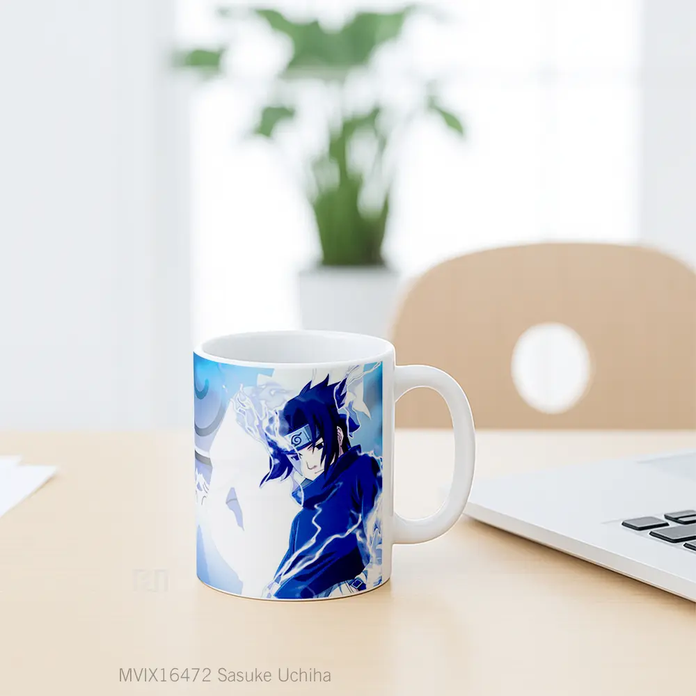 Mug Sasuke Uchiha Full Wrap Lanscape - All-side / Desain