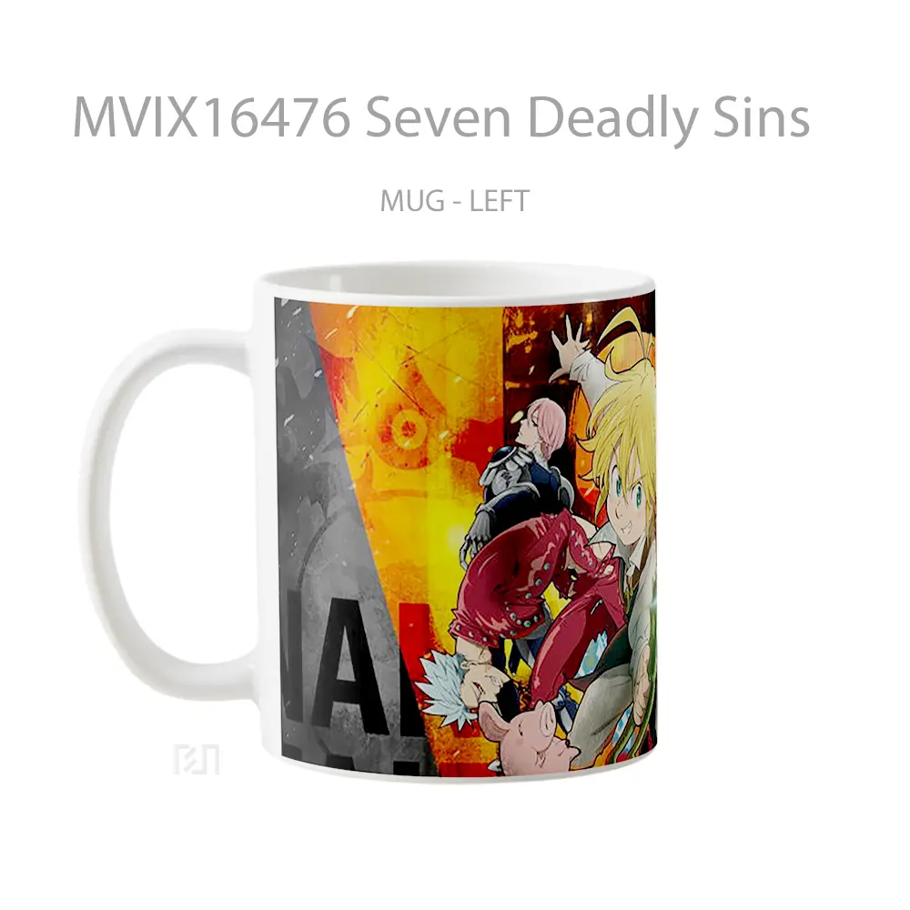 Mug Seven Deadly Sins Full Wrap Lanscape - All-side / Desain
