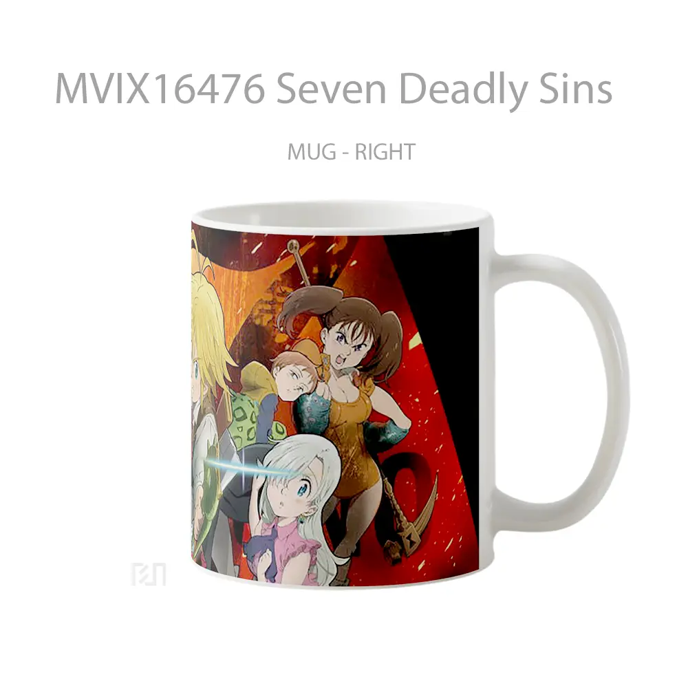 Mug Seven Deadly Sins Full Wrap Lanscape - All-side / Desain