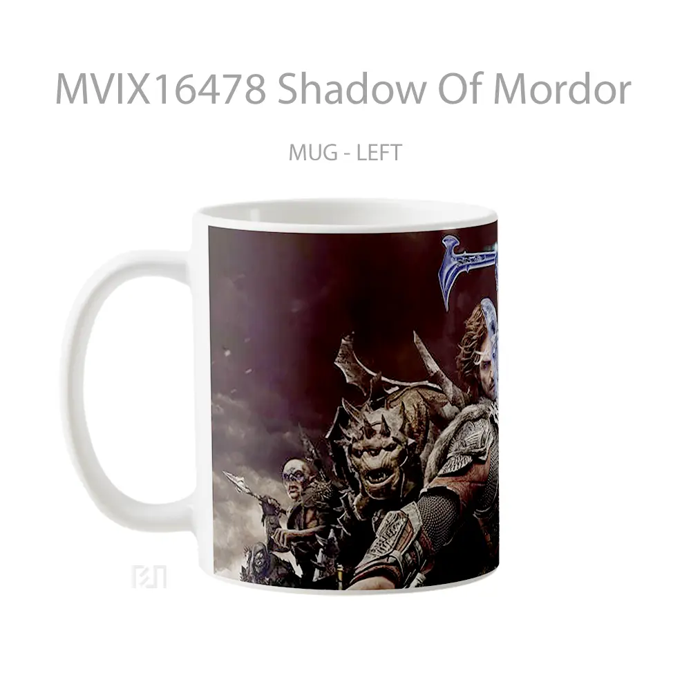 Mug Shadow Of Mordor Full Wrap Lanscape - All-side / Desain
