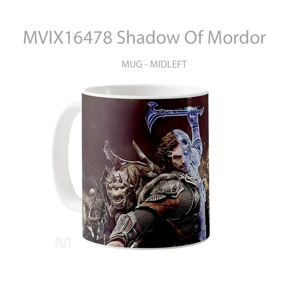 Mug Shadow Of Mordor Full Wrap Lanscape - All-side / Desain